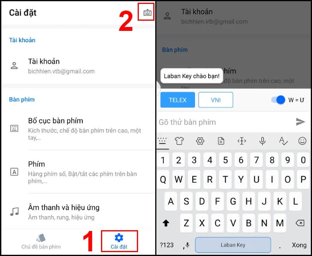So sánh trải nghiệm gõ tiếng Việt trên điện thoại